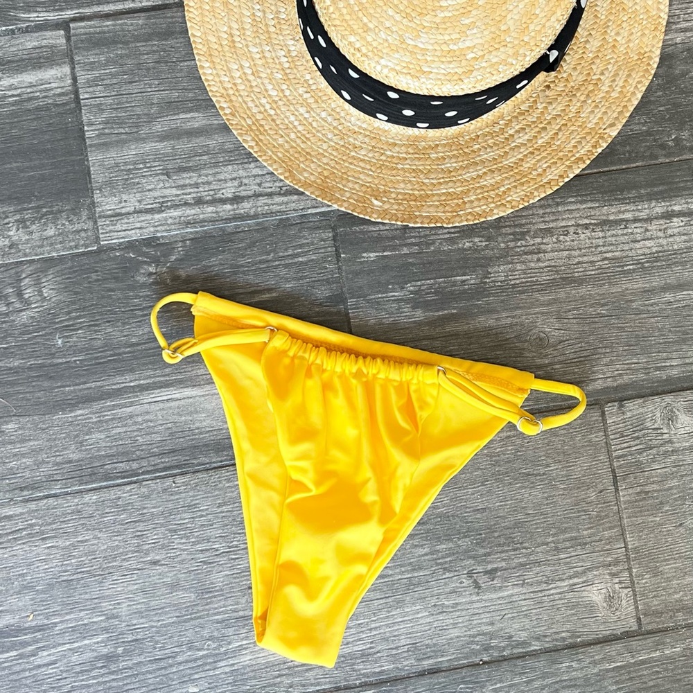 Yellow Bikini Swim Bottom Small